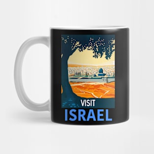 Visit Israel based on 1930s Visit Palestine Poster Mug